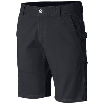 Columbia Ultimate Roc Flex Big, Pantalones Cortos Negros Para Hombre | 643185-LHI